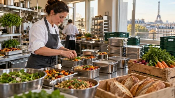 Les stratégies d'un traiteur parisien pour diminuer le gaspillage alimentaire