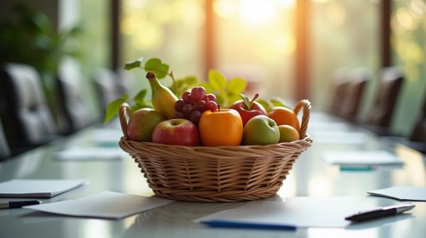 Top avantages de la livraison de fruits pour les équipes au travail
